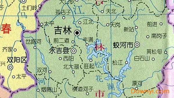 吉林省地图高清全图 免费版0