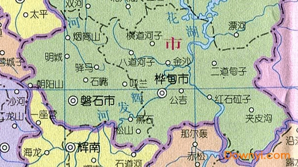 吉林省地图高清全图