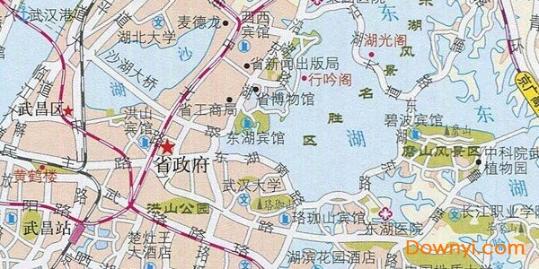 武汉地图全图 免费版3
