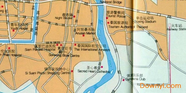 清迈地图高清中文版