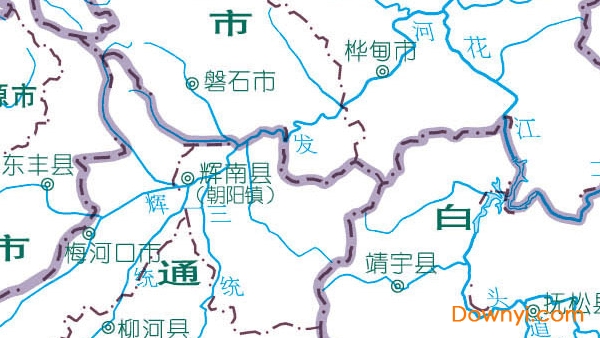 吉林省行政地图高清版 免费版1