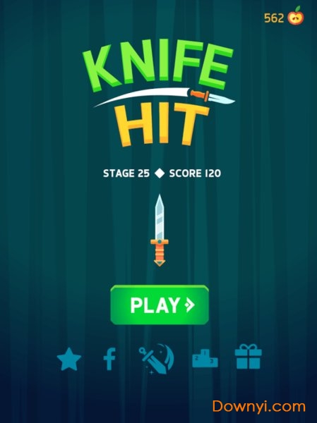 刀打手机游戏(knife hit) v1.7.2 安卓汉化版1