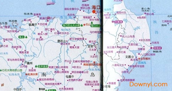 海南島旅游地圖 截圖0