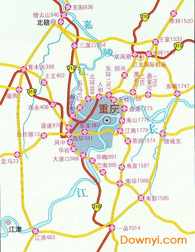 重庆高速公路地图全图 高清版0
