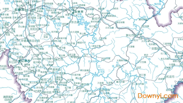 吉林地图公路交通高清版 免费版1
