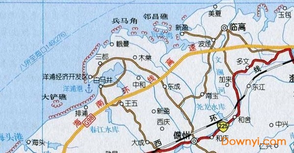 海南省交通地图全图 免费版0