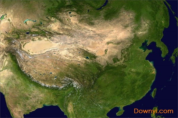中国最新卫星地图