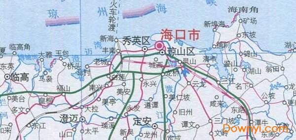 海南岛旅游线路图地图 截图1