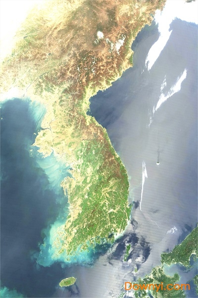 朝鮮半島衛(wèi)星地圖 截圖0