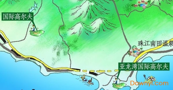 海南省高尔夫球场分布地图 免费版4