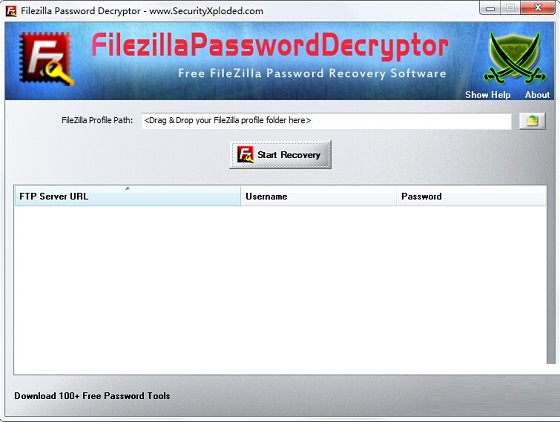filezilla password decryptor工具 v3.5 最新版0