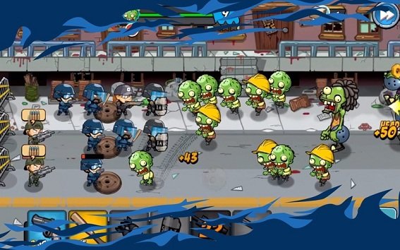 警察大战僵尸无限金币版(swatandzombies) 截图1