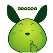 土巴兔QQ表情包 绿色版