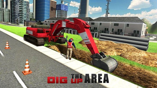 重型挖掘机3d模拟游戏 截图3