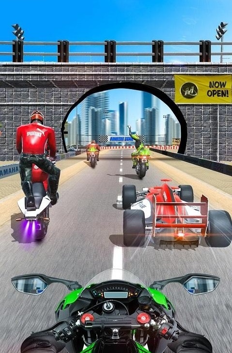 拇指摩托赛车无限金币版(thumb moto race) v1.0 安卓版1