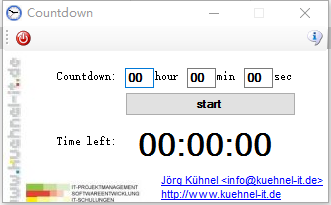 countdown(倒计时器软件) v1.0 绿色版0