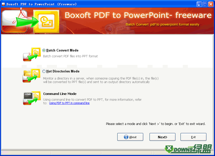 boxoft pdf to powerpoint(pdf转ppt软件) v1.41 免费版0