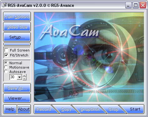 rgs avacam(摄像头拍照软件) 截图0