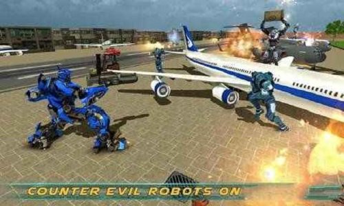 飛車變形金剛戰(zhàn)爭(zhēng)修改版(flying car war robot transformer) v1.1.2 安卓版 2