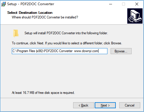 pdf2doc converter(pdf转word文件格式） 免费版1