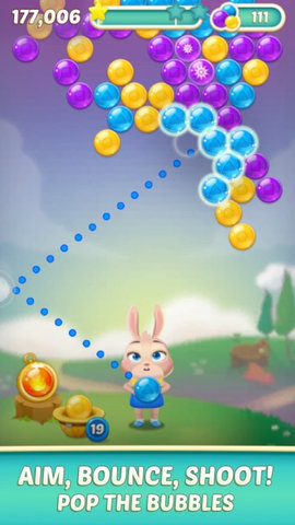 兔子泡泡龙2中文修改版(bunny pop2) v1.2.2 安卓版0