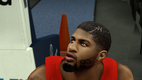 nba2k14保罗乔治面部补丁 绿色版0