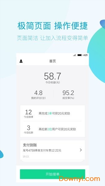 蔚沃出行司机端 截图0