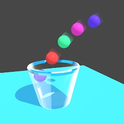 吹球入杯手机版(Balls Path3D)