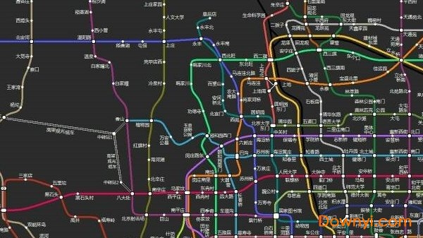 北京地铁规划图2030年高清大图 绿色版