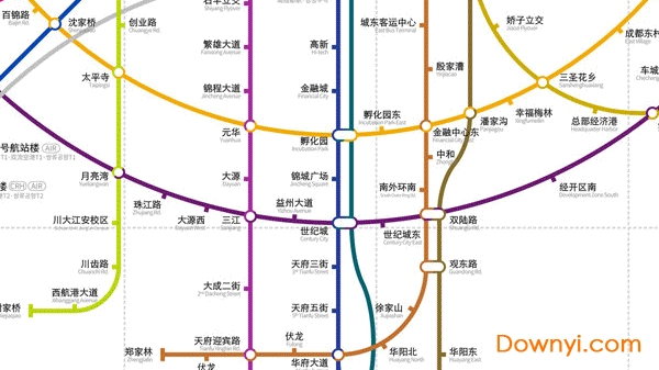 成都地铁规划图2030版