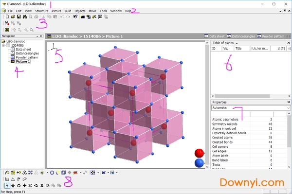 晶体结构绘制软件diamond v4.4.1 最新版0