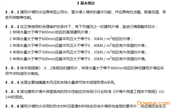 jgj/t235-2011建筑外墙防水工程技术规程 最新版0