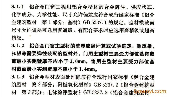 jgj214-2010铝合金门窗工程技术规范 最新版0