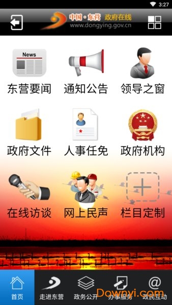 中国东营门户网站 截图1