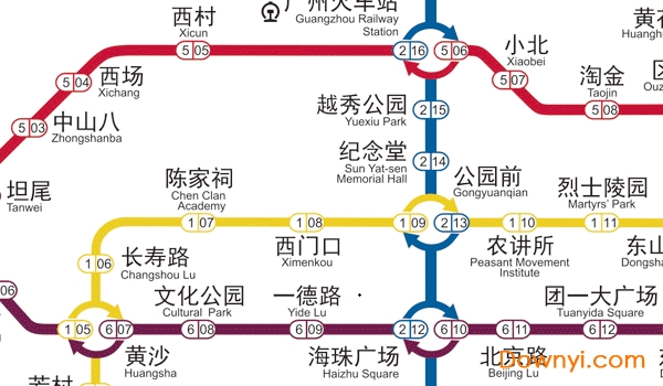 2019广州地铁线路图高清版 截图0