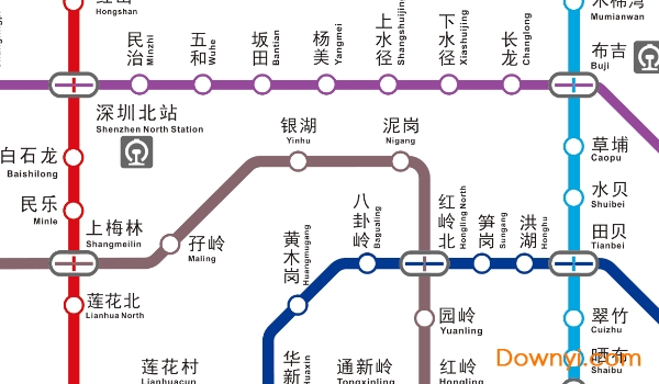 2019深圳地铁线路图最新版 完整版0