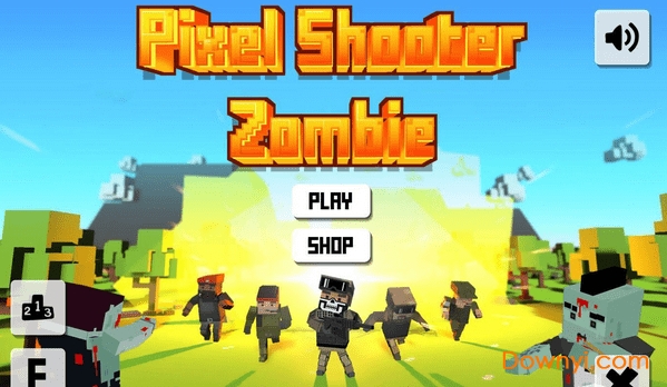 像素射击僵尸无限金币版(pixel shooter zombie) v2.1.1 安卓版0