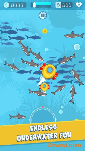 饥饿鲨鱼捕食手机版游戏 截图0
