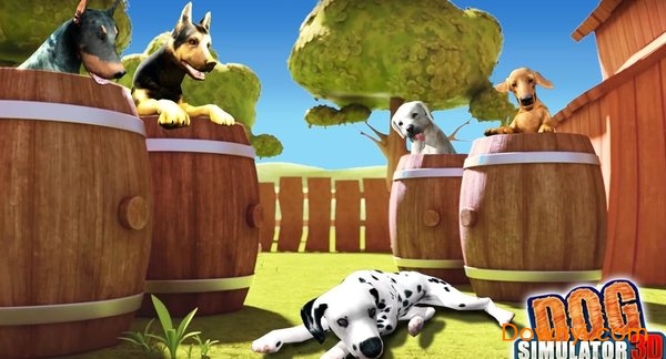 模拟狗狗无限钻石版(dog simulator 3d games) 截图1