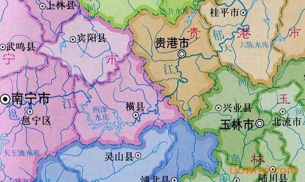 广西地图全图高清版