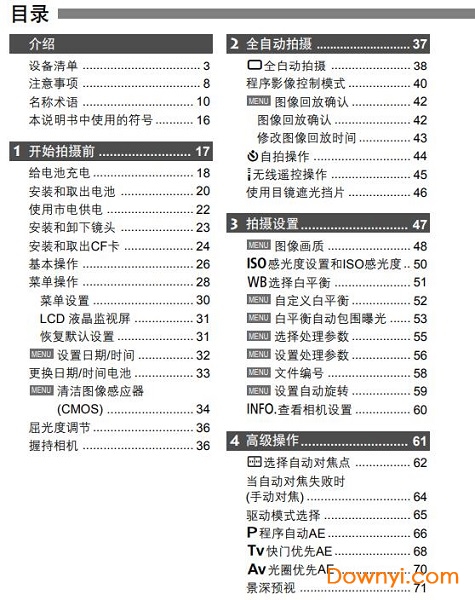 佳能eos300d說明書  0