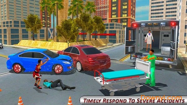 救护车救援模拟器3d游戏 截图1
