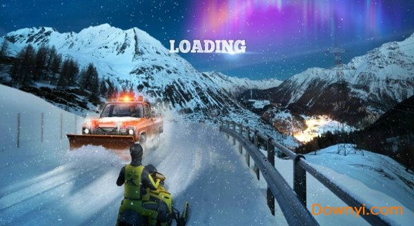 冬季滑雪场雪地车模拟驾驶无限金币版(snow driver:winter ski park) 截图0