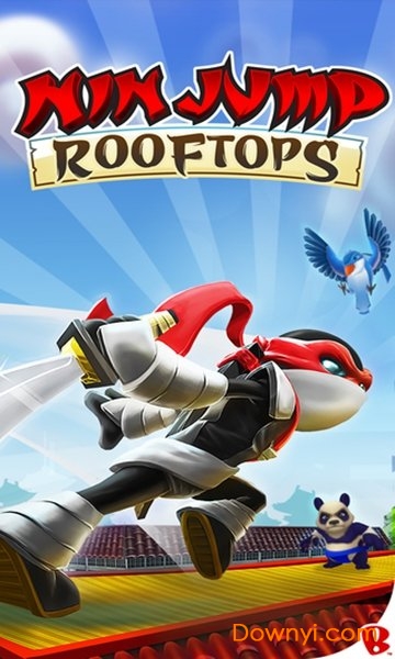 忍者跳跃屋顶狂奔无限钻石版(ninjump rooftops) v1.1.0 安卓版1