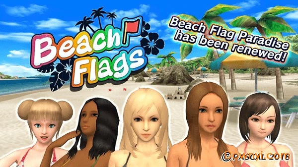 天堂沙滩旗与比基尼游戏 截图0