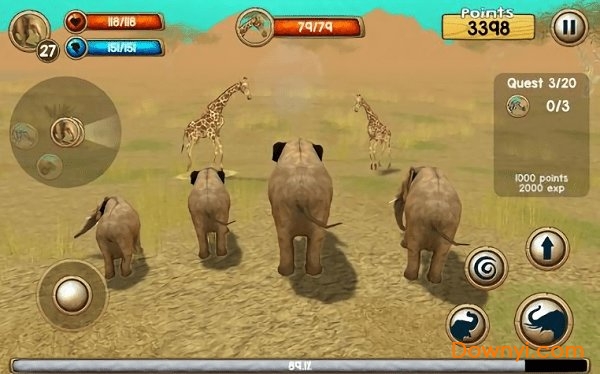 3d野生大象模拟器手游 v1 安卓版1