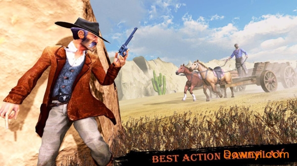 西部枪战牛仔冒险游戏 截图2