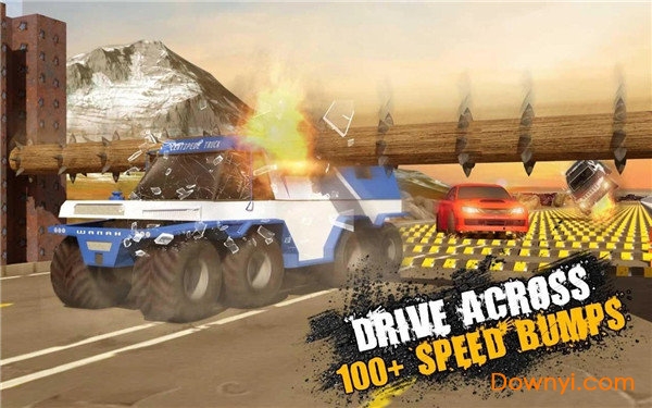 减速带汽车碰撞测试游戏(speed bump car crash test) v1.5 安卓版0