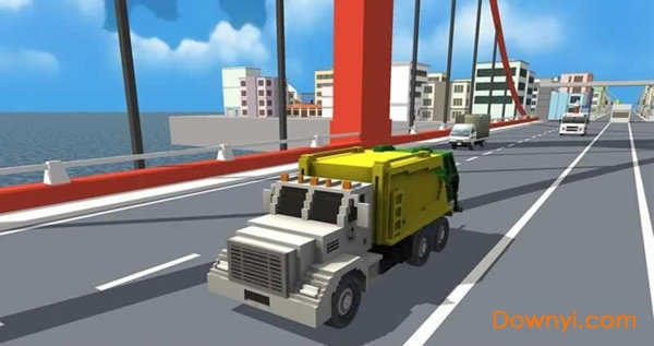 像素城市垃圾车模拟手游(mr blocky garbage man sim) v1.2 安卓最新版1