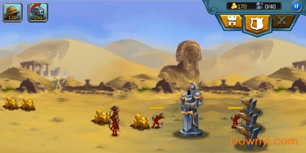 火柴人战争2奥德赛无限升级点金币版 v3.0 安卓最新版2